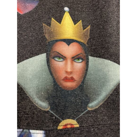 Disney Sweatshirt Women XS Spirit Jersey Villain Wicked Queen Ursula Iconic - Picture 6 of 16